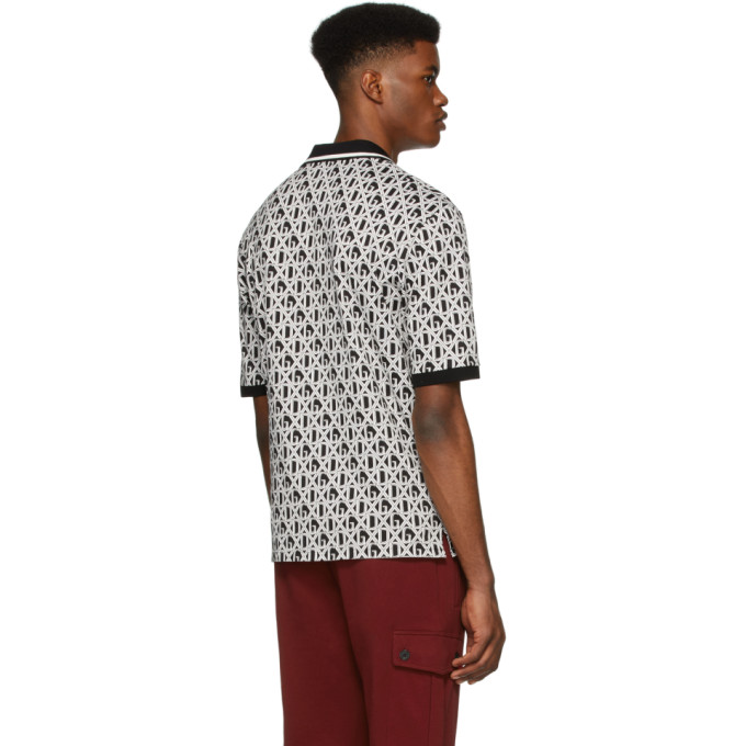 DOLCE & GABBANA DOLCE AND GABBANA BLACK AND WHITE DG SHIRT