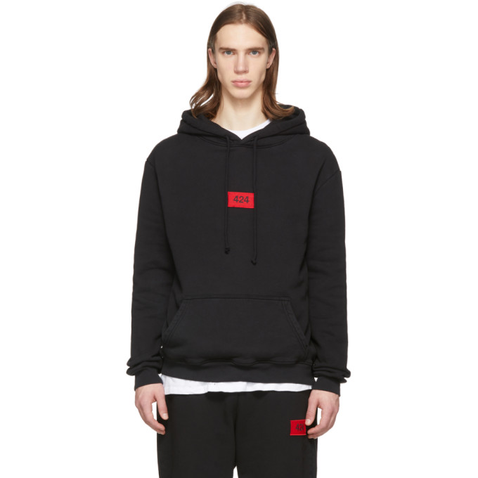 424 424 BLACK 8008 HOODIE