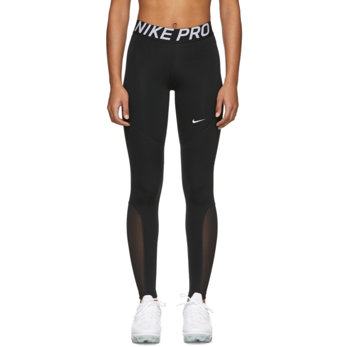 nike black mesh leggings