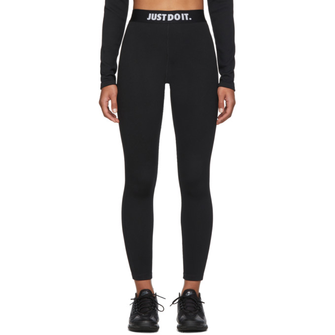 nike just do it ribbed leggings