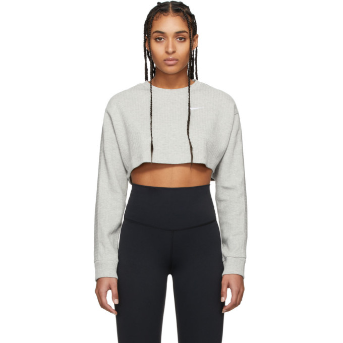 nike ribbed crop top