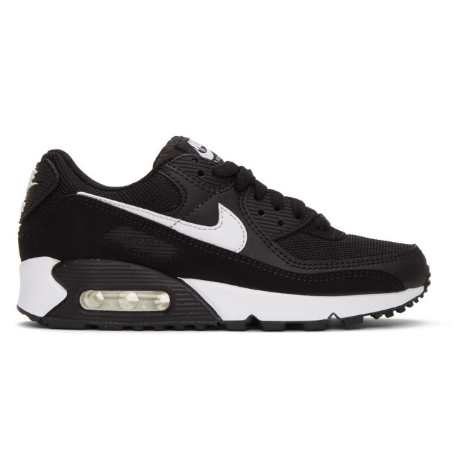 NIKE BLACK & WHITE AIR MAX 90 SNEAKERS