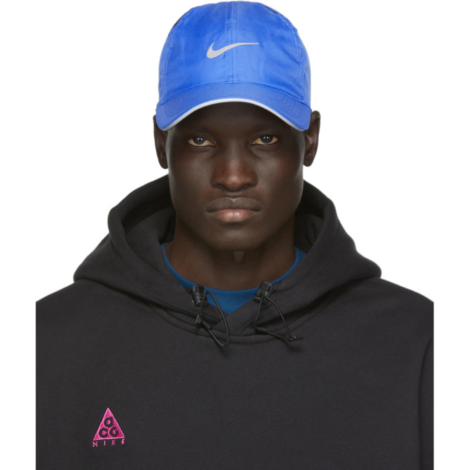 Nike Blue Featherlight Running Cap