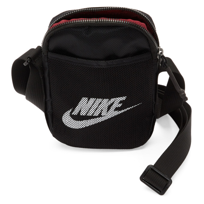 NIKE NIKE BLACK SMALL HERITAGE CROSSBODY BAG