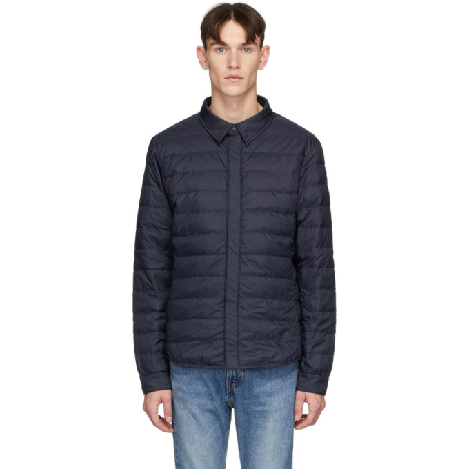 Canada Goose Navy Down Jackson Shirt Jacket