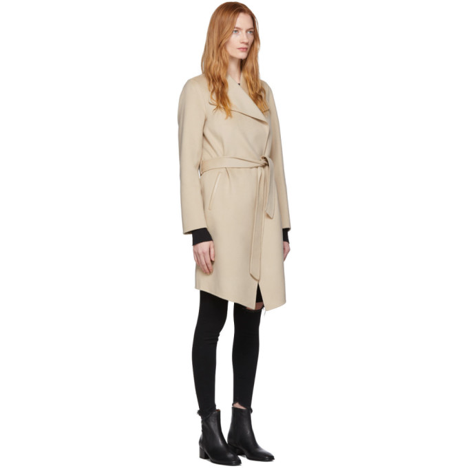 MACKAGE MACKAGE BEIGE WOOL LAILA COAT