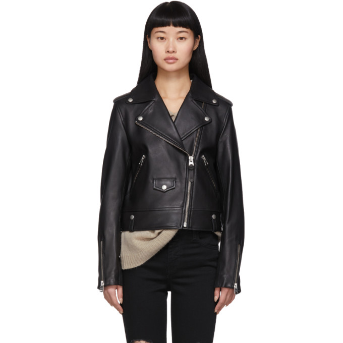 Mackage Mackage Black Baya R Leather Jacket