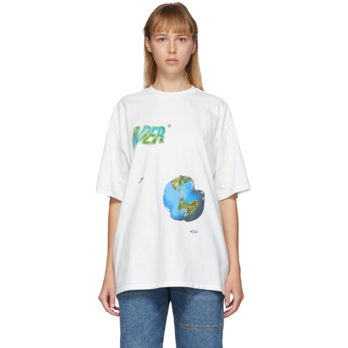ADER ERROR ADER ERROR WHITE INVASION DAY T-SHIRT