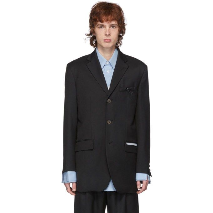 ADER ERROR Black Kustic Jacket