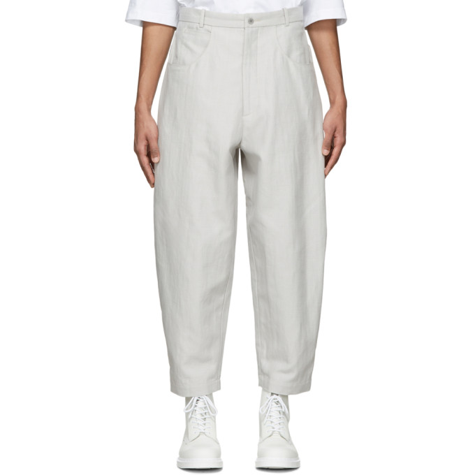 HOUSE OF THE VERY ISLANDS HOUSE OF THE VERY ISLANDS GREY OIL PUMP TROUSERS