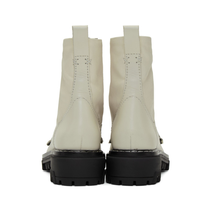 Rag & Bone Rag And Bone Off-white Shiloh Boots In 104 Antqwht | ModeSens