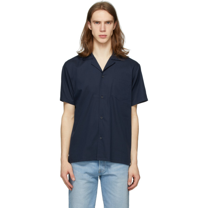 Bather Navy Camp Shirt