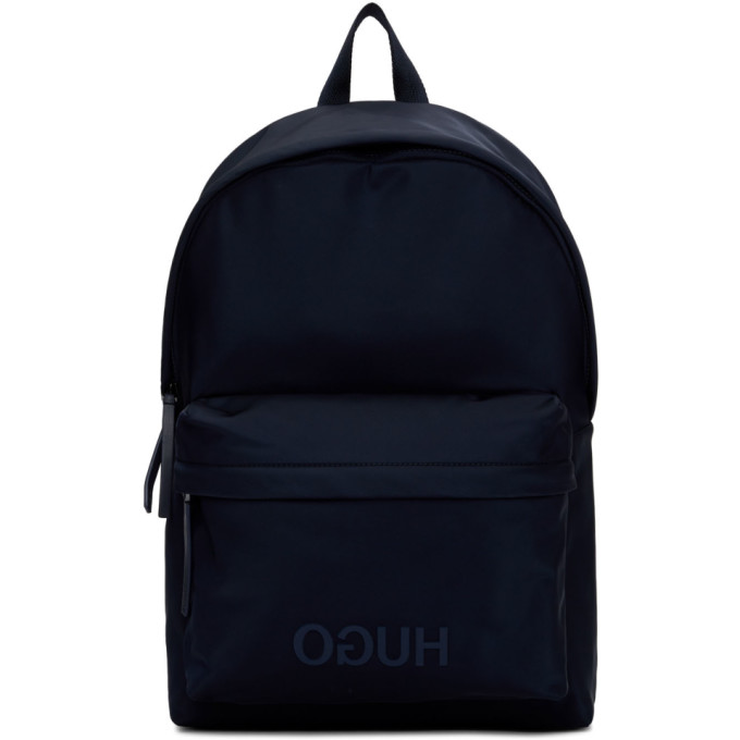 Hugo Navy Record Backpack