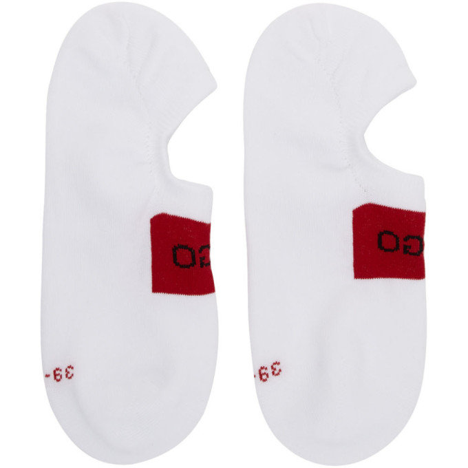 Hugo Two Pack White Logo Socks