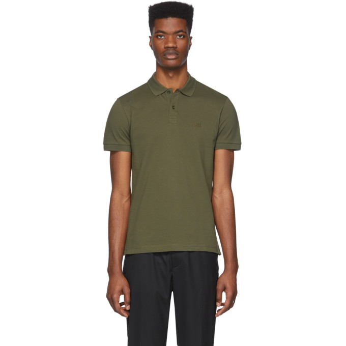 hugo boss green polo