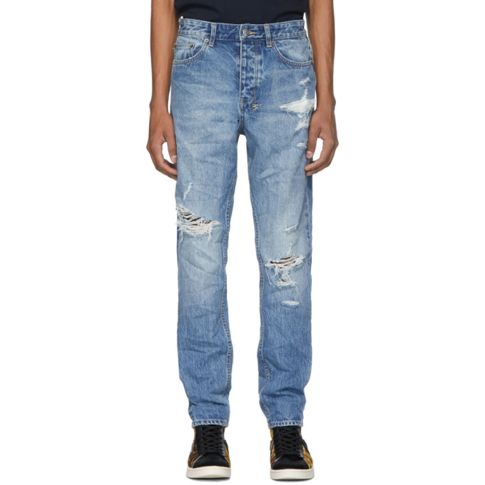Click to view more detailed imagery on our partner's website Ksubi Wolf Gang Tapered Jeans In Denim