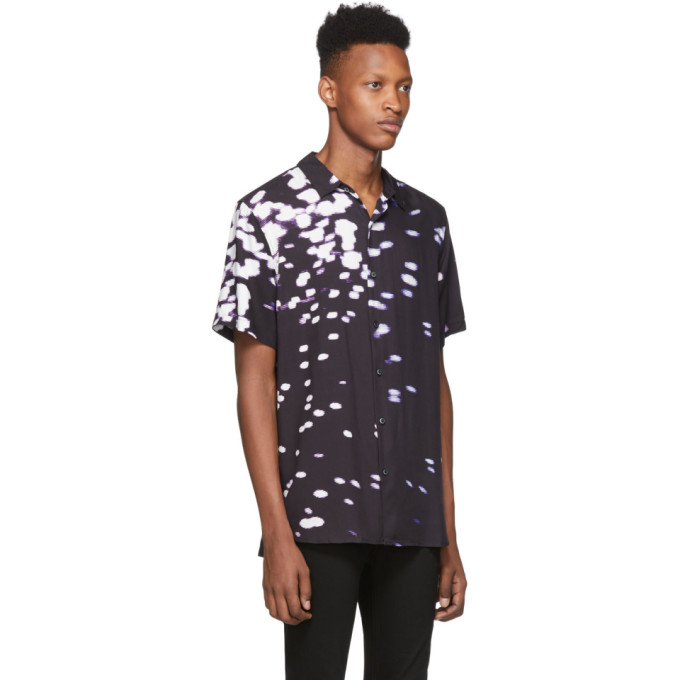 KSUBI KSUBI BLACK FRACTALS RESORT SHIRT