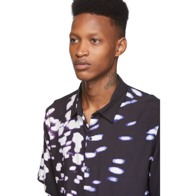 KSUBI KSUBI BLACK FRACTALS RESORT SHIRT