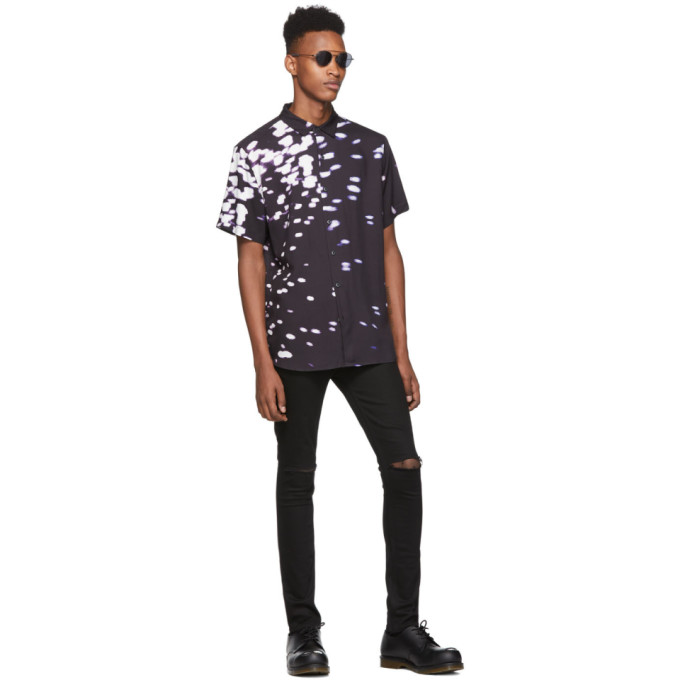 KSUBI KSUBI BLACK FRACTALS RESORT SHIRT