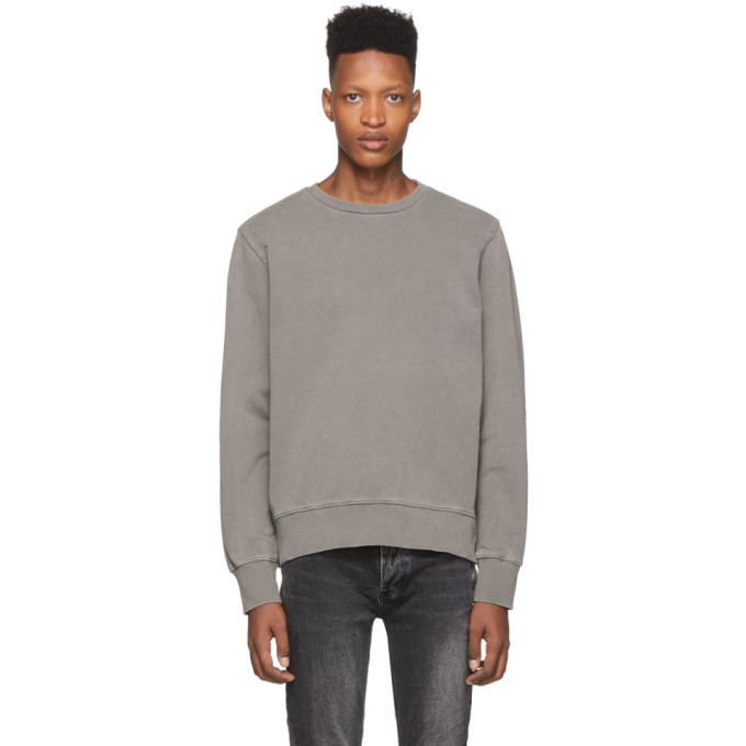 KSUBI KSUBI GREY SEEING LINES SWEATSHIRT