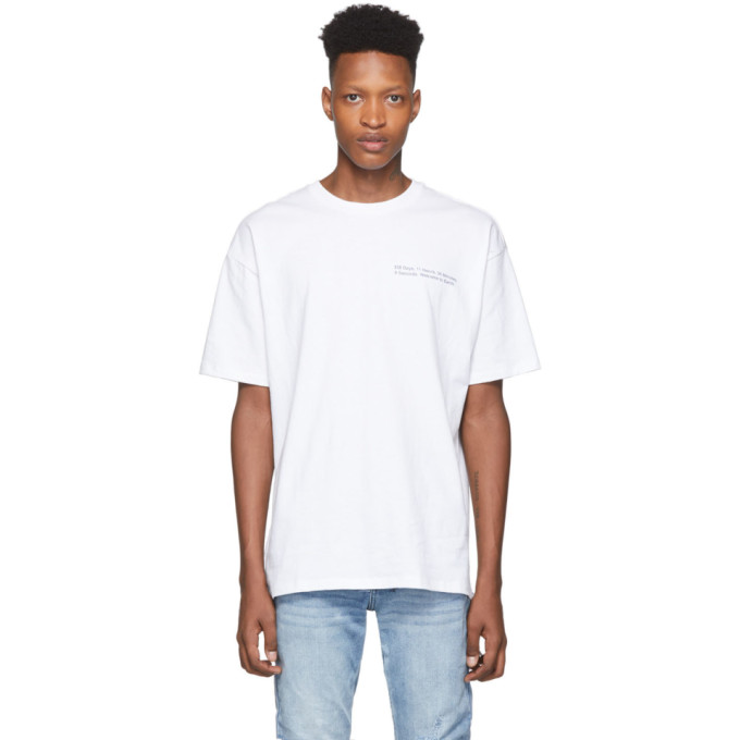 KSUBI KSUBI WHITE COUNTDOWN BIGGIE T-SHIRT