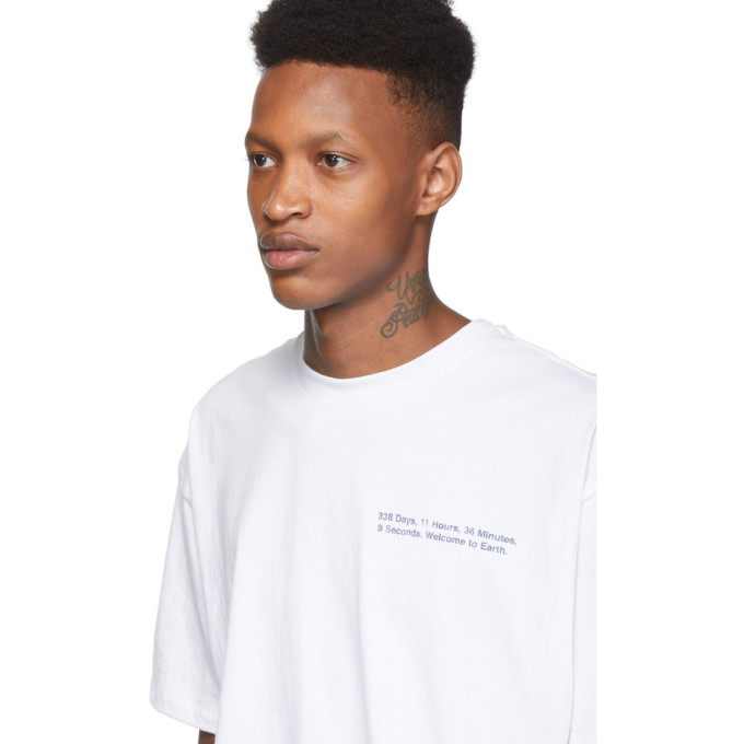 KSUBI KSUBI WHITE COUNTDOWN BIGGIE T-SHIRT