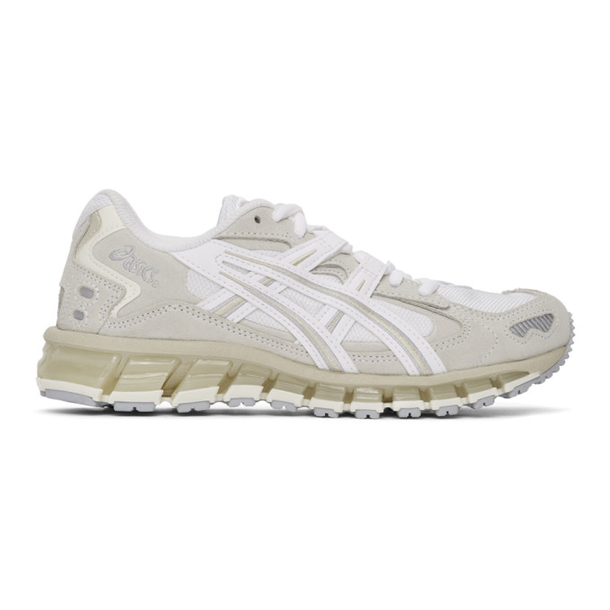 ASICS ASICS WHITE AND GREY GEL-KAYANO 5 360 SNEAKERS