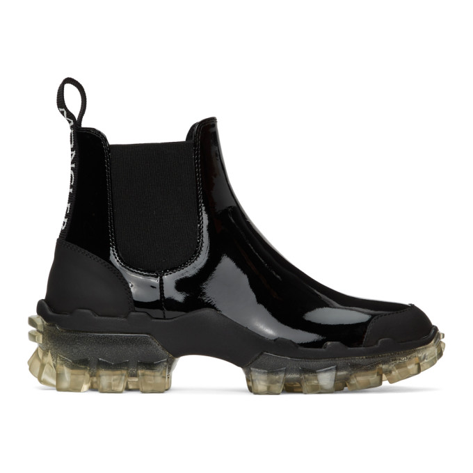 moncler patent boots