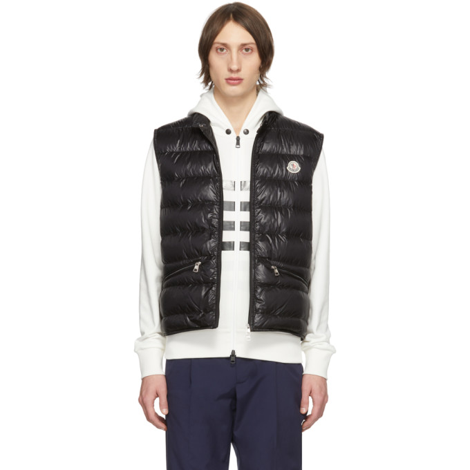 moncler gui gilet black