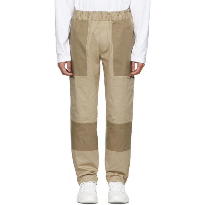 MONCLER MONCLER TAN SPORTIVO TROUSERS