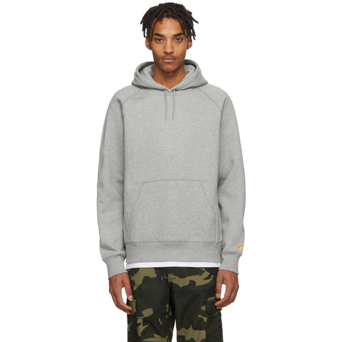 grey work hoodie