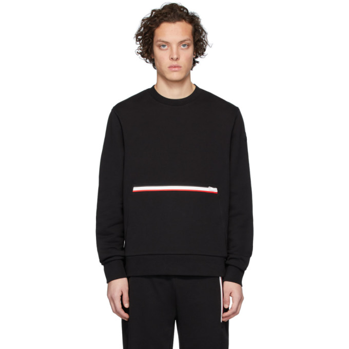 Moncler Black Girocollo Sweatshirt