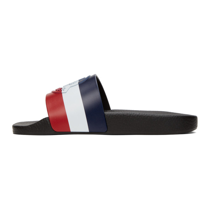 MONCLER MULTICOLOR BASILE SLIDES