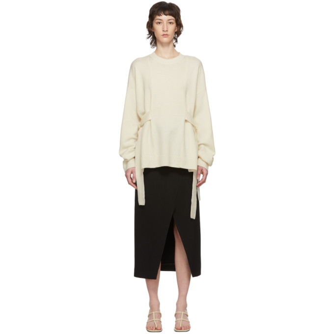 Mcq By Alexander Mcqueen Mcq Alexander Mcqueen Off-white Wako Sweater In 9089 Oyster