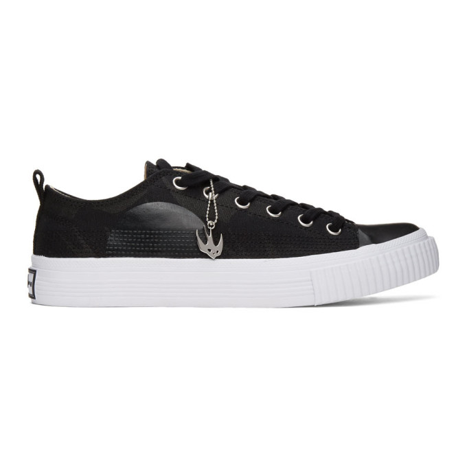 MCQ BY ALEXANDER MCQUEEN MCQ ALEXANDER MCQUEEN BLACK MCQ SWALLOW PLIMSOLL SNEAKERS