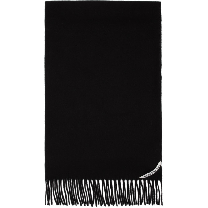 ACNE STUDIOS ACNE STUDIOS BLACK CANADA NEW SCARF