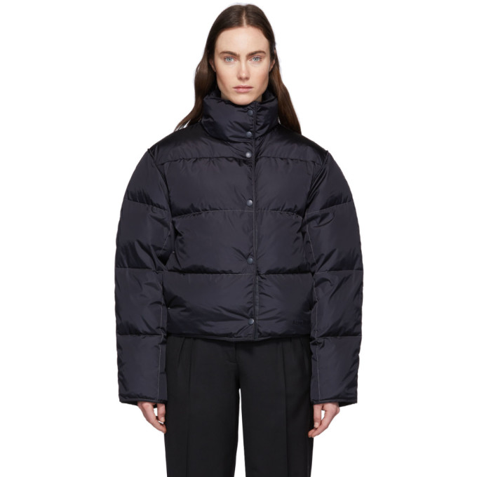 ACNE STUDIOS ACNE STUDIOS BLACK DOWN SHORT JACKET