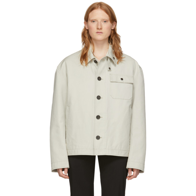 Beige canvas jacket clearance