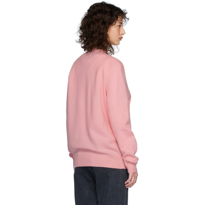ACNE STUDIOS ACNE STUDIOS PINK PATCH CARDIGAN