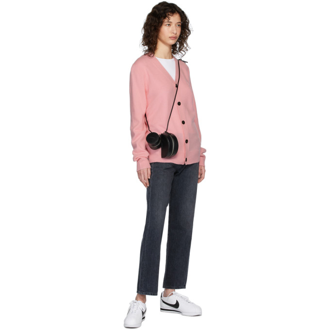 ACNE STUDIOS ACNE STUDIOS PINK PATCH CARDIGAN