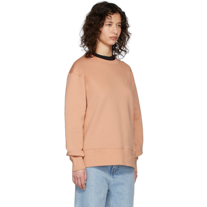ACNE STUDIOS ACNE STUDIOS PINK FAIRVIEW PATCH SWEATSHIRT