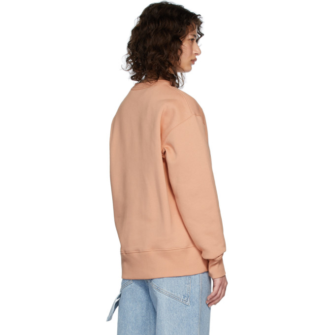 ACNE STUDIOS ACNE STUDIOS PINK FAIRVIEW PATCH SWEATSHIRT