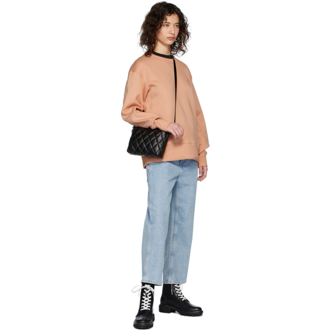 ACNE STUDIOS ACNE STUDIOS PINK FAIRVIEW PATCH SWEATSHIRT