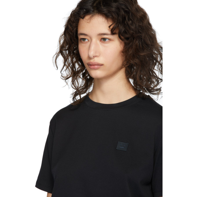 ACNE STUDIOS ACNE STUDIOS BLACK PATCH T-SHIRT