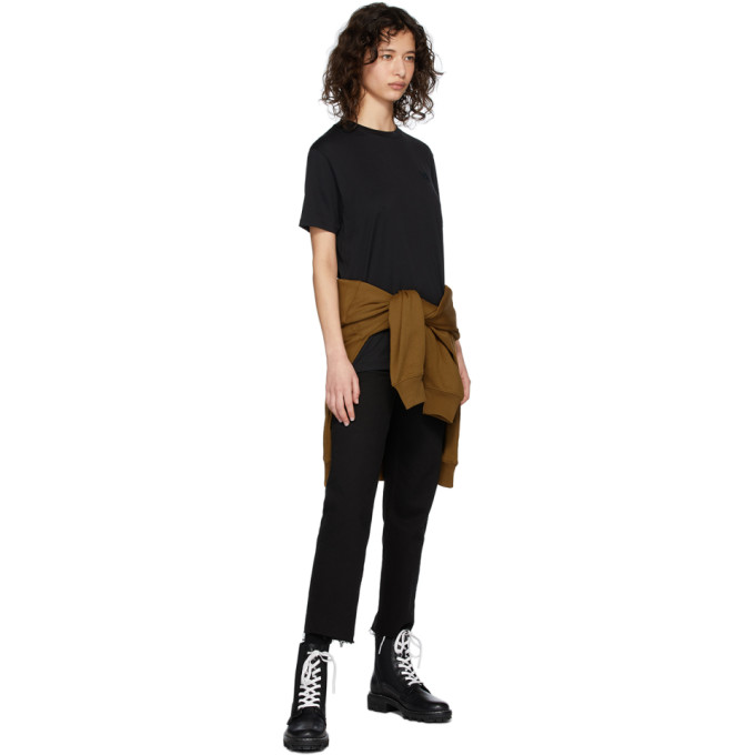 ACNE STUDIOS ACNE STUDIOS BLACK PATCH T-SHIRT