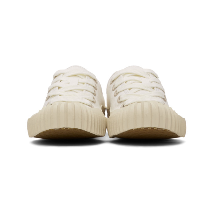 ACNE STUDIOS ACNE STUDIOS WHITE CANVAS LOGO PATCH SNEAKERS