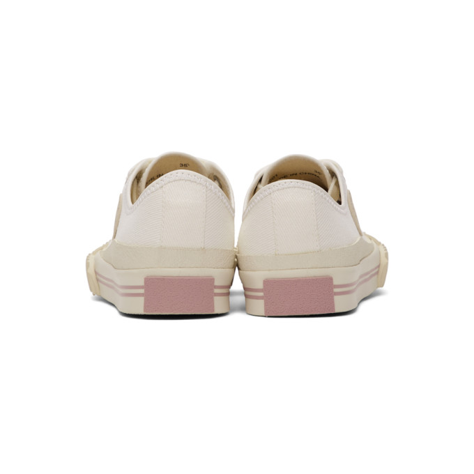 ACNE STUDIOS ACNE STUDIOS WHITE CANVAS LOGO PATCH SNEAKERS