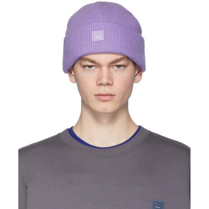 ACNE STUDIOS ACNE STUDIOS PURPLE KANSY BEANIE