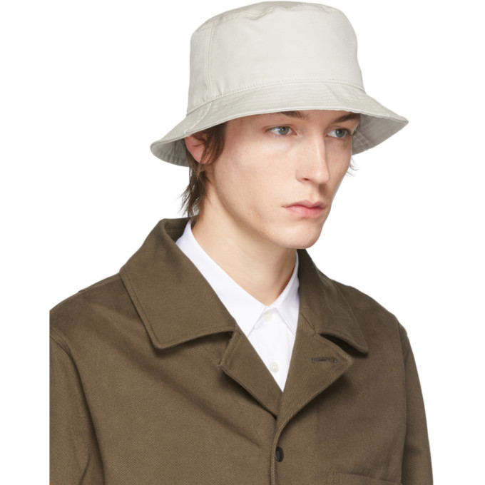 ACNE STUDIOS ACNE STUDIOS BEIGE COTTON CANVAS BUCKET HAT