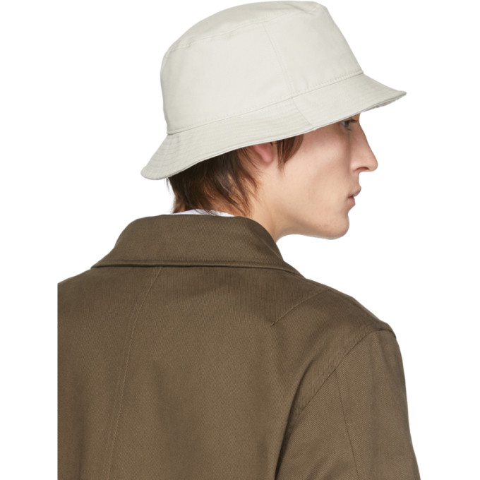 ACNE STUDIOS ACNE STUDIOS BEIGE COTTON CANVAS BUCKET HAT